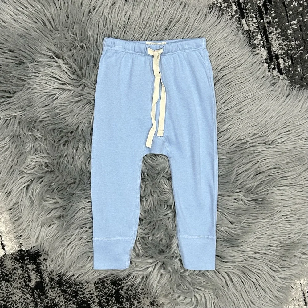 Sapling Little Boys Blue Heart Pants Size 6-12 Month NEW